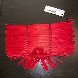 NWT Red Purse, Essilp bag by Alexandra Tsoukala